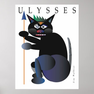 PÓSTER POSTER CAT DE ULYSSES DE JIM MALTESE