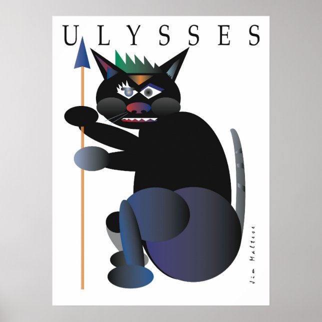 PÓSTER POSTER CAT DE ULYSSES DE JIM MALTESE (Frente)