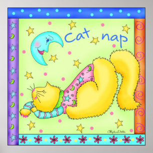 Póster Poster Cat Nap