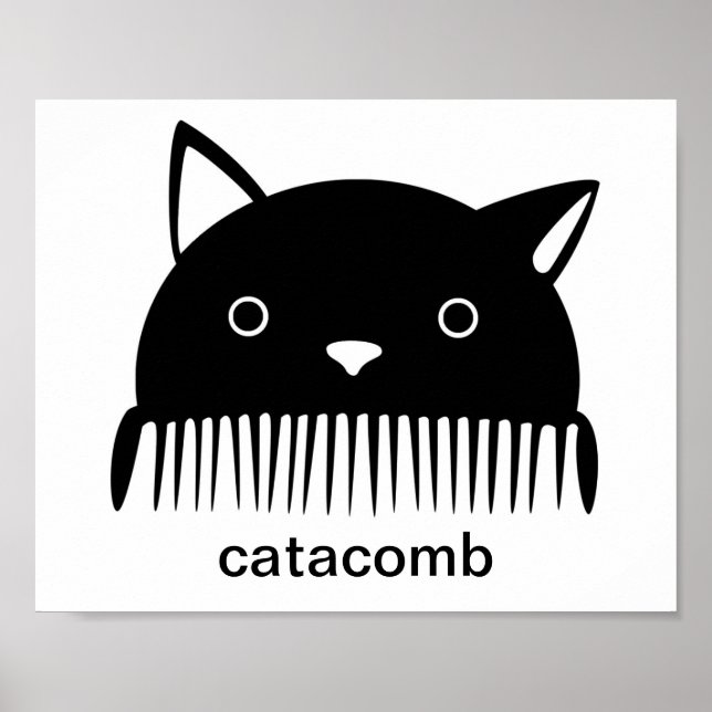 Póster Poster Catacomb negro (Frente)