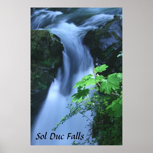 Póster Poster: Cataratas Sol Duc (Frente)