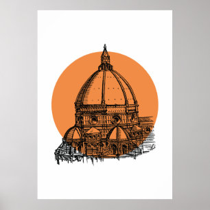 Póster Poster Catedral de Florencia