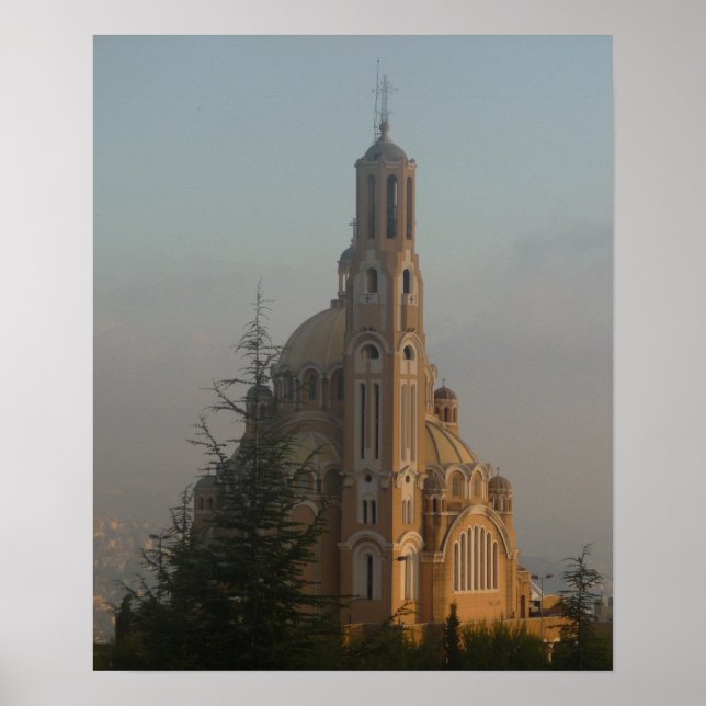 Póster Poster Catedral de Jounieh (Frente)