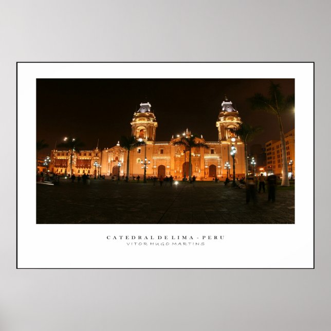 Póster Poster Catedral del Perú (Frente)