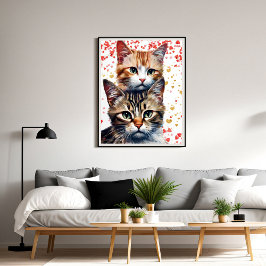 Póster Poster Cats Best Friends