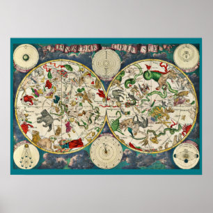 Póster Poster CELESTIAL del MAPA