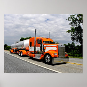Póster Poster celoso anaranjado de Ya Kenworth