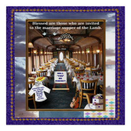 Póster POSTER... Cena matrimonial del cordero