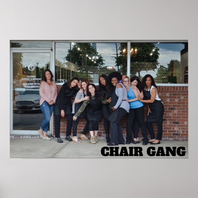 PÓSTER POSTER CHAIR GANG (Frente)