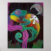 Poster Chameleon de medianoche