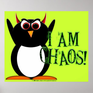 Póster Poster Chaos Penguin