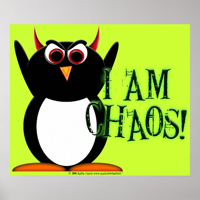 Póster Poster Chaos Penguin (Frente)
