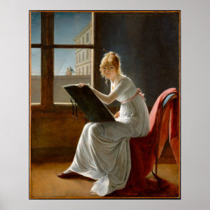 Póster Poster Charlotte du Val d'Ognes Marie Villers