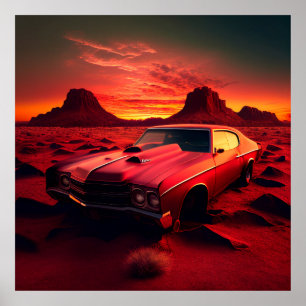 Póster Poster chevelle 71