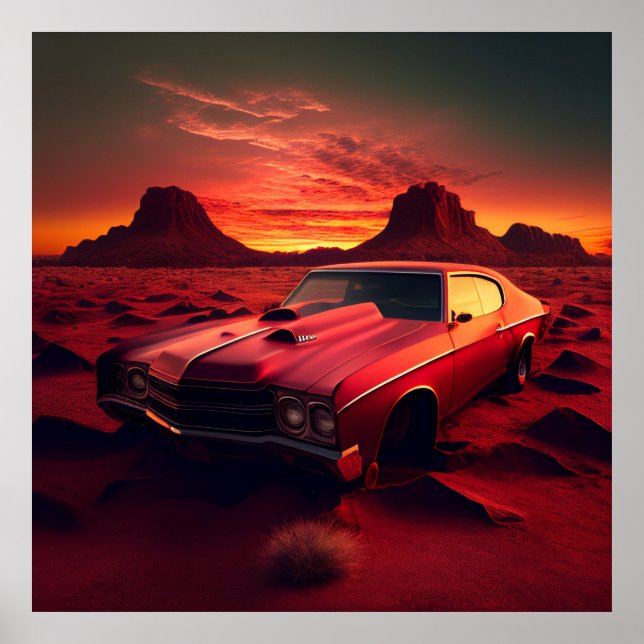 Póster Poster chevelle 71 (Frente)