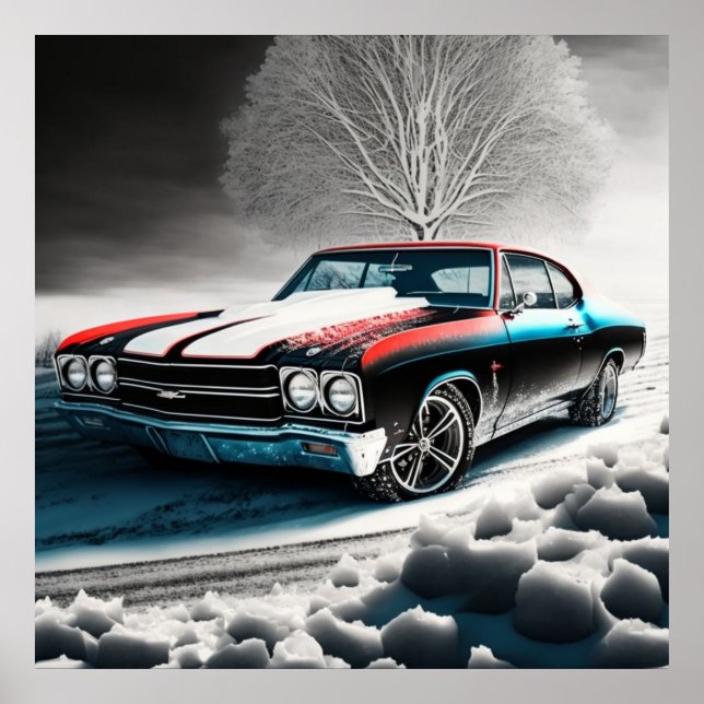 Póster Poster chevelle 71 (Frente)