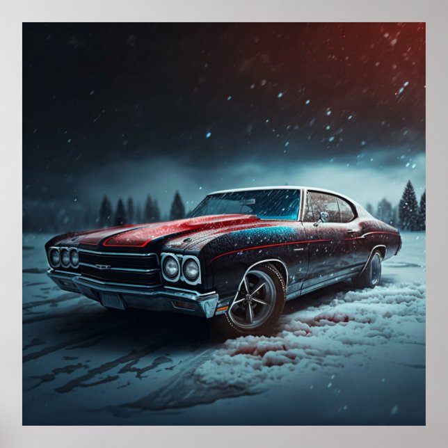 Póster Poster chevelle 71 (Frente)