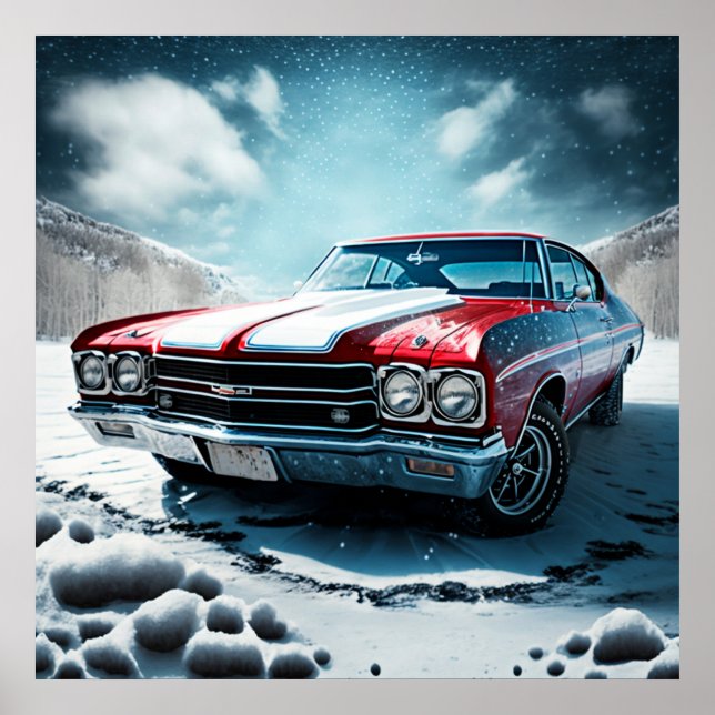 Póster Poster chevelle 71 (Frente)