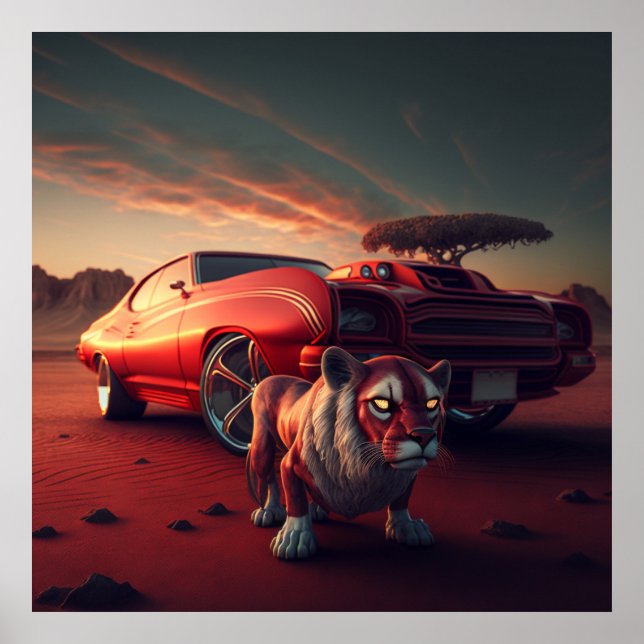 Póster Poster chevelle 71 (Frente)