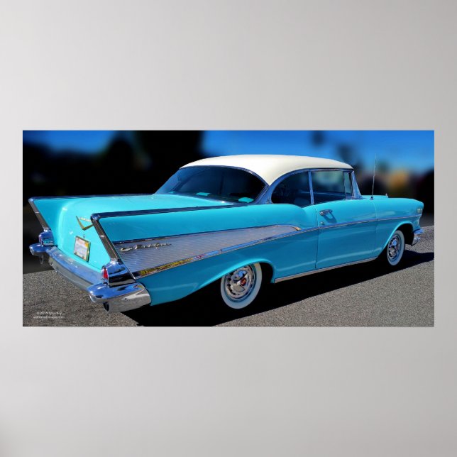 Póster poster CHEVY BELAIR '57 (Frente)