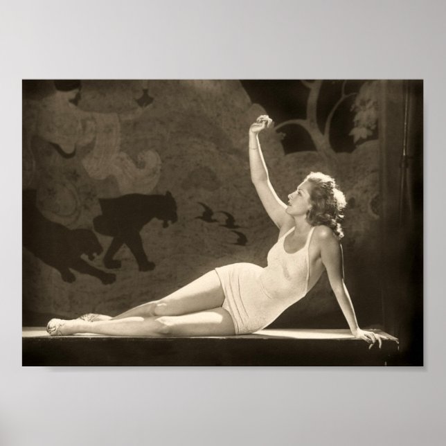 Póster Poster Chica Art Deco Zeigfeld (Frente)