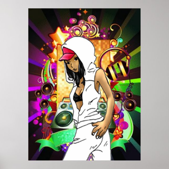 Póster Poster Chica B #2 (Frente)