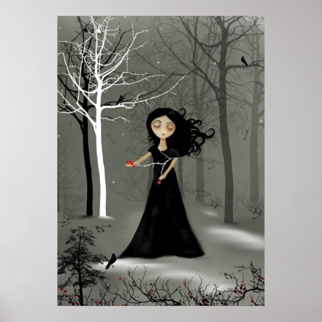 Póster Poster Chica de melancolía de Gótico ruso (Frente)