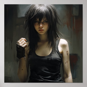 Póster Poster Chica emo: Slender, Tall y Stunningly Bea