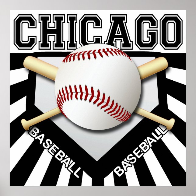 PÓSTER POSTER CHICAGO BASEBALL (Frente)