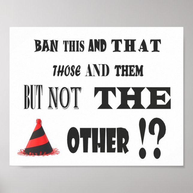 Póster POSTER chiste TYORES ROJO Y NEGRO CON PALABRAS (Frente)