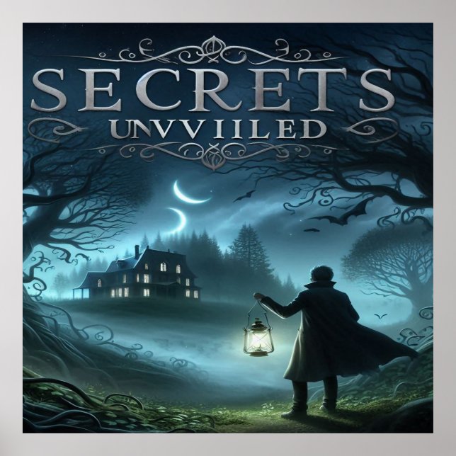 Póster poster cinematográfico de horror (Frente)