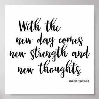 Póster Poster citando a Eleanor Roosevelt