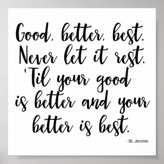 Póster Poster citando a St. Jerome - Automejora