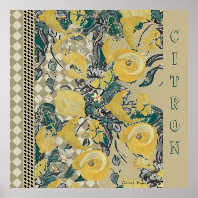 Póster Poster Citron (Frente)