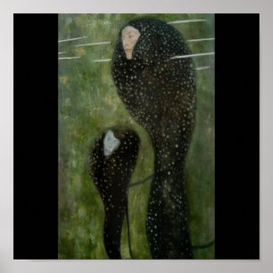 Póster Poster-Clásica Art-Klimt-Mermaids