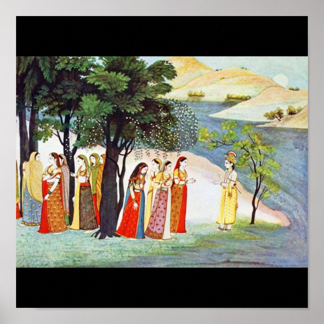 Póster Poster-Clásico Art-Indischer Maler 8 (Frente)