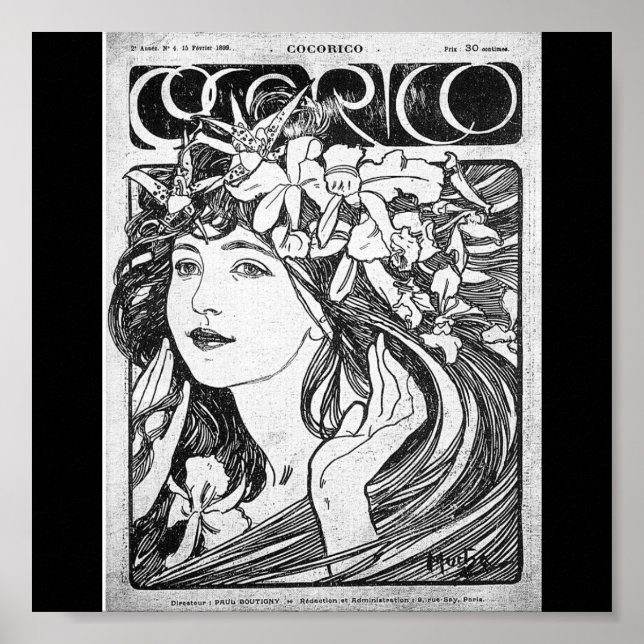 Póster Poster-Clásico Art-Mucha 3 (Frente)