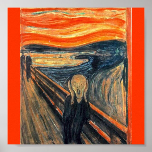 Póster Poster Clásico Art-Munch-The Scream (Frente)