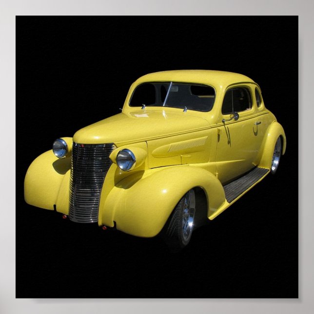 Póster Poster clásico de coches (Frente)