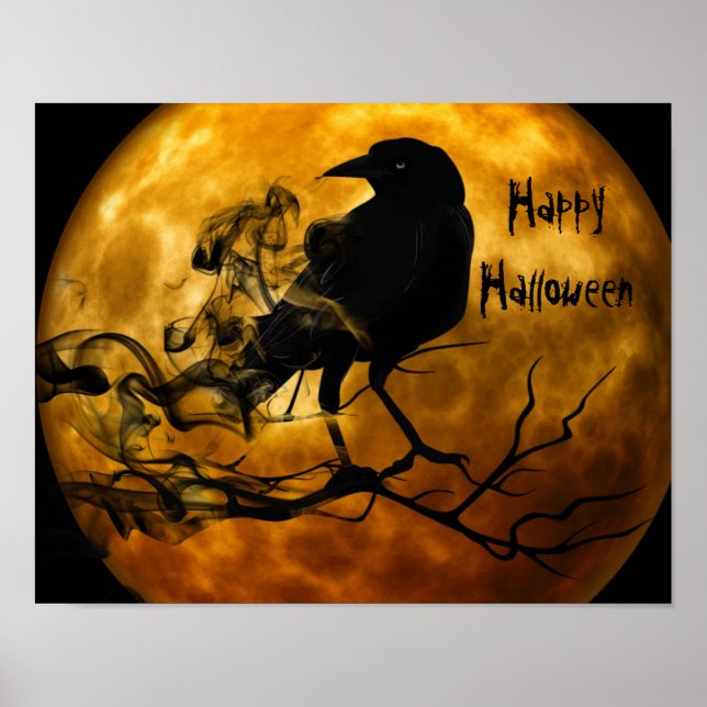 Póster Poster clásico de Halloween (Frente)