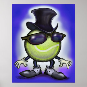 Póster Poster Clásico de Tennis