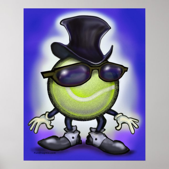 Póster Poster Clásico de Tennis (Frente)