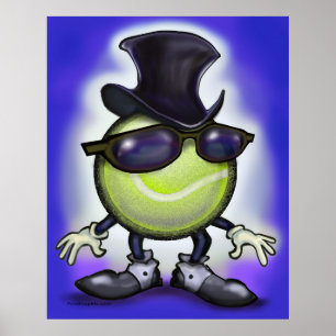 Póster Poster Clásico de Tennis