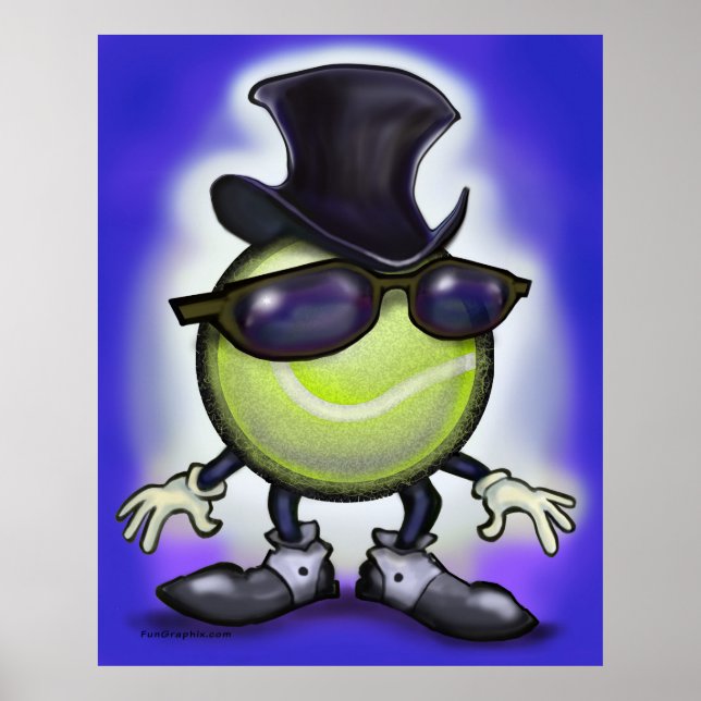 Póster Poster Clásico de Tennis (Frente)