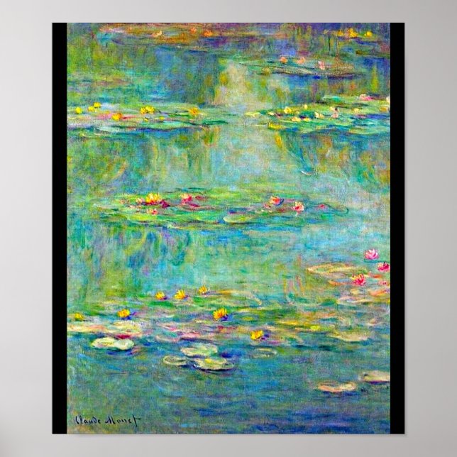 Póster Poster Clásico/Vintage-Claude Monet 2014 (Frente)