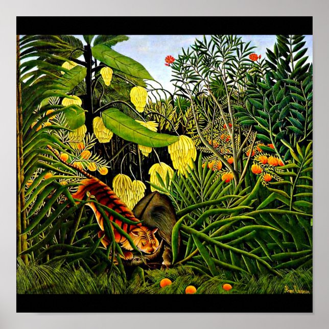 Póster Poster-Clásico/Vintage-Henri Rousseau 13 (Frente)