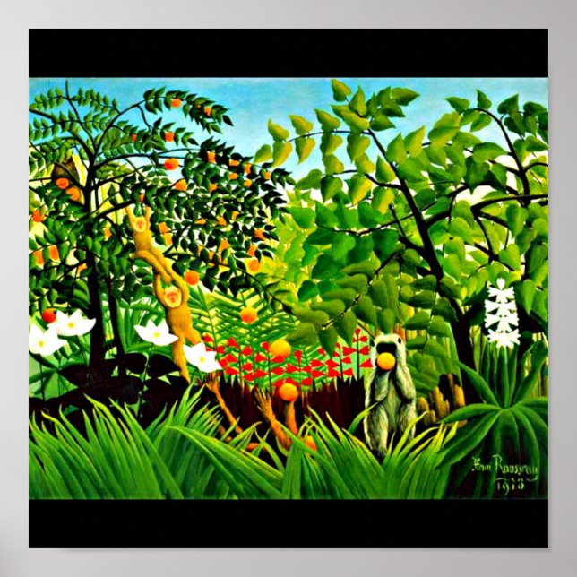 Póster Poster-Clásico/Vintage-Henri Rousseau 9 (Frente)