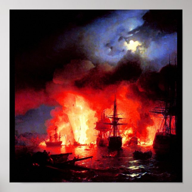 Póster Poster-Clásico/Vintage-Ivan Aivazovsky 4 (Frente)