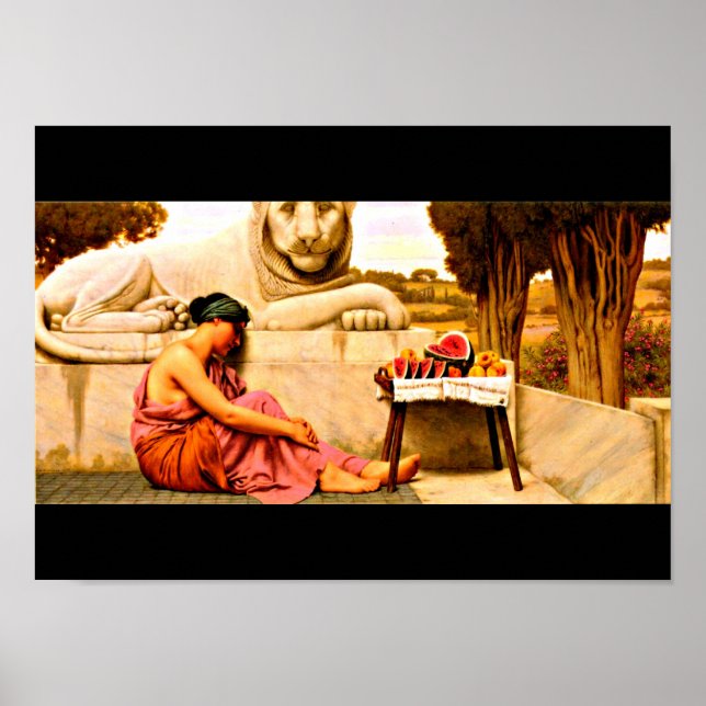 Póster Poster-Clásico/Vintage-John William Godward 12 (Frente)