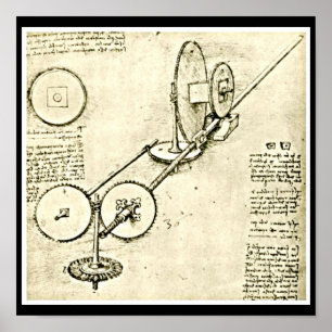 Póster Poster-Clásico/Vintage-Leonardo da Vinci 16